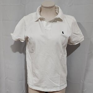 Polo by Ralph Lauren White Custom Slim Fit Shirt